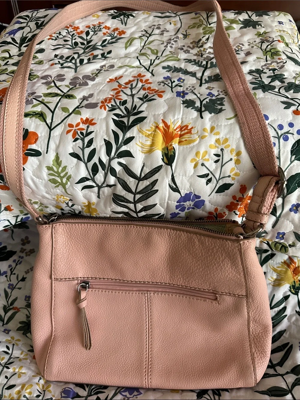 The Sak Collective Pink Pebble Leather Hobo Bag